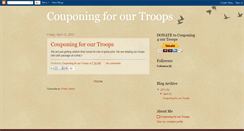 Desktop Screenshot of couponing4ourtroops.blogspot.com