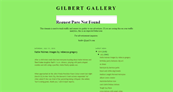 Desktop Screenshot of gilbertgallery.blogspot.com