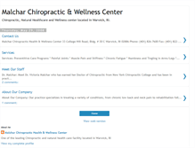 Tablet Screenshot of malcharchiropractic.blogspot.com