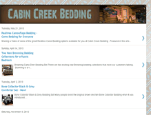 Tablet Screenshot of cabincreekbedding.blogspot.com