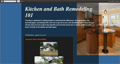 Desktop Screenshot of kitchenandbathremodeling101.blogspot.com