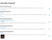 Tablet Screenshot of forfour07.blogspot.com