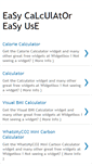 Mobile Screenshot of easy-calculator.blogspot.com