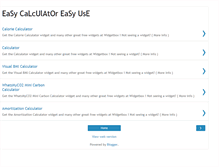 Tablet Screenshot of easy-calculator.blogspot.com