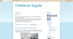 Desktop Screenshot of clotildenegypte.blogspot.com