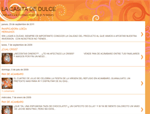 Tablet Screenshot of lacasitadedulce.blogspot.com