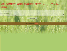 Tablet Screenshot of myenglishspot-diana.blogspot.com