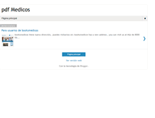 Tablet Screenshot of pdfmedicos.blogspot.com