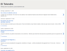 Tablet Screenshot of eltelendro.blogspot.com