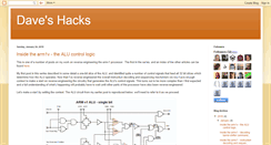 Desktop Screenshot of daveshacks.blogspot.com
