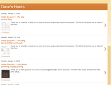 Tablet Screenshot of daveshacks.blogspot.com