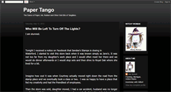 Desktop Screenshot of papertango.blogspot.com