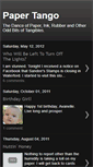Mobile Screenshot of papertango.blogspot.com