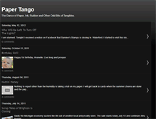 Tablet Screenshot of papertango.blogspot.com