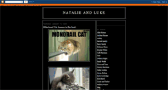 Desktop Screenshot of natalieandluke.blogspot.com