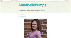 Desktop Screenshot of annabellebumps.blogspot.com