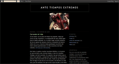 Desktop Screenshot of antetiemposextremos.blogspot.com