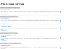 Tablet Screenshot of antetiemposextremos.blogspot.com