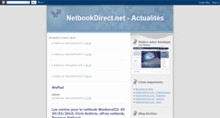 Desktop Screenshot of netbook-actualites.blogspot.com