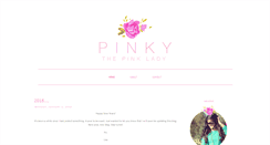 Desktop Screenshot of pinkythepinklady.blogspot.com