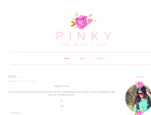 Tablet Screenshot of pinkythepinklady.blogspot.com