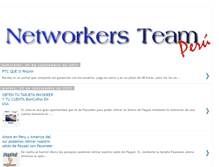 Tablet Screenshot of networkersteamperu.blogspot.com