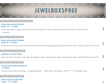 Tablet Screenshot of jewelboxspree.blogspot.com