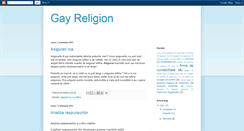 Desktop Screenshot of gay-religion.blogspot.com