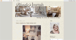 Desktop Screenshot of blondiesjournals.blogspot.com