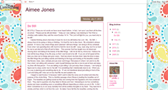Desktop Screenshot of aimeejones1.blogspot.com