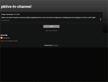 Tablet Screenshot of pklive-tv-channel.blogspot.com