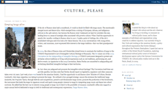 Desktop Screenshot of cultureplease.blogspot.com