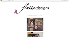 Desktop Screenshot of flutterdesigns.blogspot.com