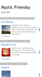 Mobile Screenshot of mysticfriendsy.blogspot.com