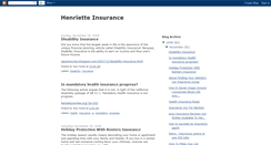 Desktop Screenshot of henrietteinsurance.blogspot.com