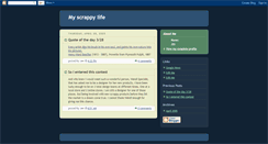 Desktop Screenshot of myscrappylife.blogspot.com