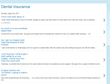 Tablet Screenshot of dental-0-insurance.blogspot.com