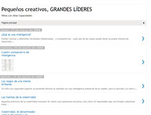 Tablet Screenshot of lideresycreativos.blogspot.com