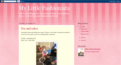 Desktop Screenshot of fashionablelittletots.blogspot.com