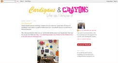 Desktop Screenshot of cardigansandcrayons.blogspot.com