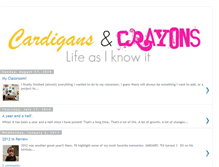 Tablet Screenshot of cardigansandcrayons.blogspot.com