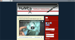 Desktop Screenshot of medwritehealthcarecommunications.blogspot.com
