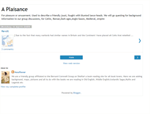 Tablet Screenshot of aplaisancewithmossflower.blogspot.com