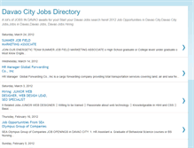 Tablet Screenshot of davaocityjobsdirectory.blogspot.com