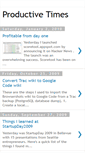 Mobile Screenshot of productivetimes.blogspot.com