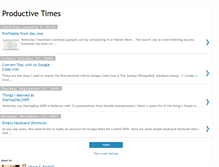Tablet Screenshot of productivetimes.blogspot.com