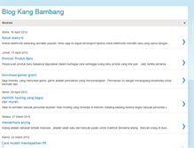 Tablet Screenshot of kangbambang.blogspot.com