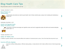 Tablet Screenshot of blog-healthcaretips.blogspot.com