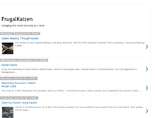 Tablet Screenshot of frugalkaizen.blogspot.com
