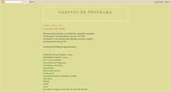 Desktop Screenshot of garotasprogramas.blogspot.com